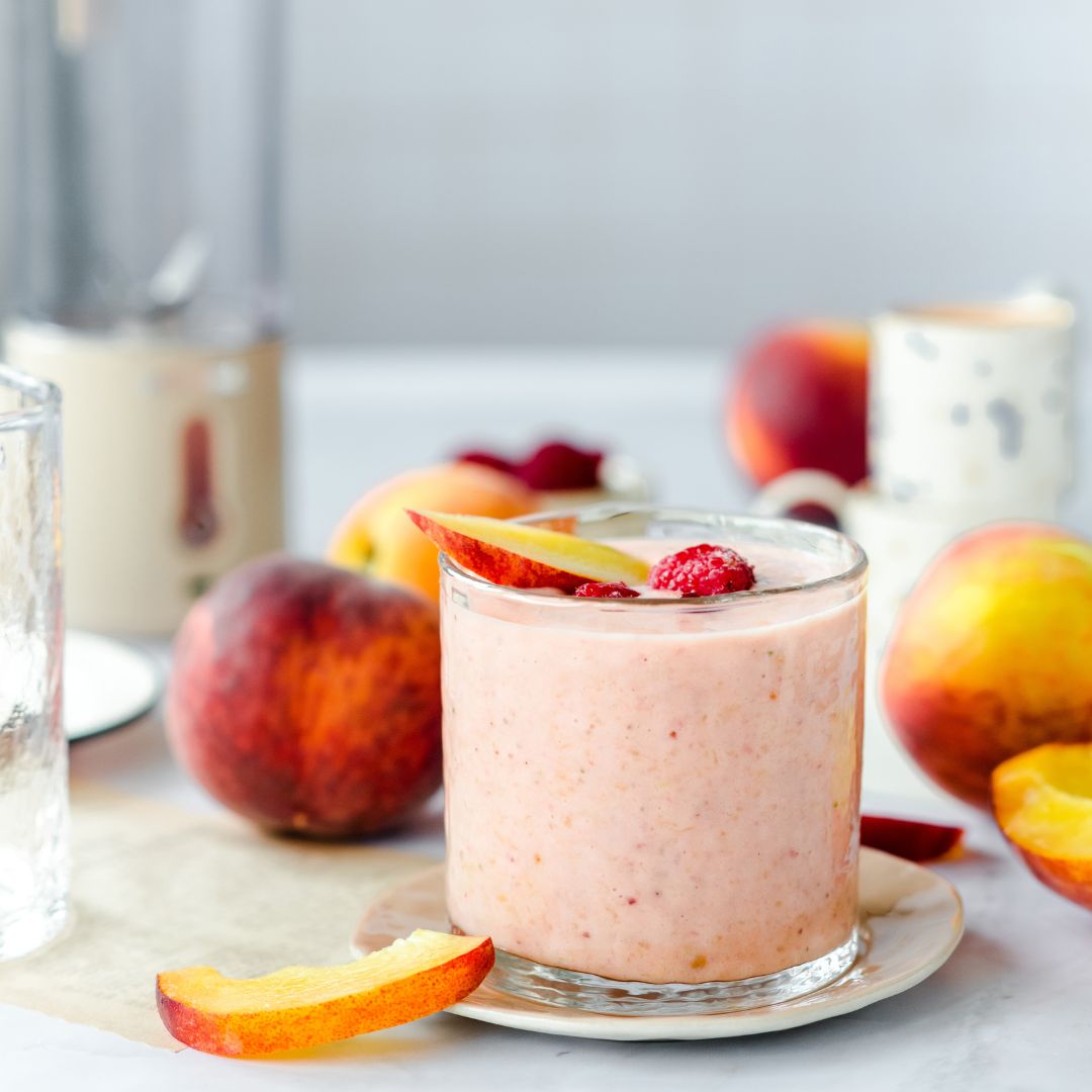 Peach Raspberry Smoothie