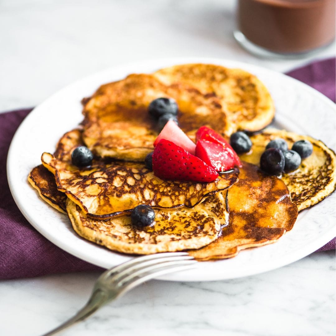 Söta och mjuka bananpannkakor - ett enkelt och hälsosamt recept!