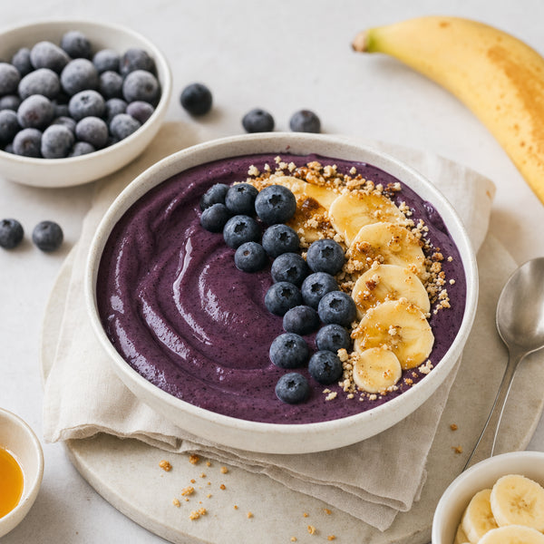 Blueberry Vanilla Smoothie Bowl