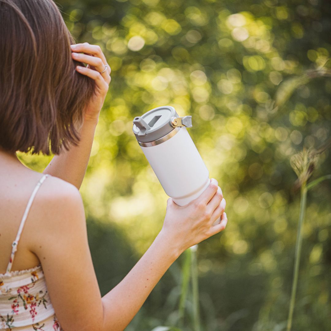 MyBlend® Steel Tumbler Flip Straw