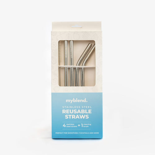 XL Steel Straw Set (4 straws)
